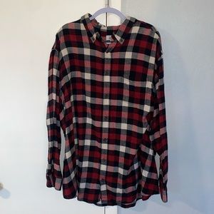 Big & Tall 3XB Croft & Barrow Extra-Soft Flannel Button Down Shirt